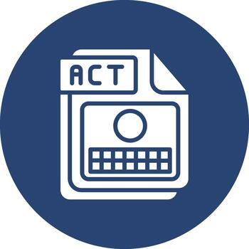 ACT Geometric App Mark vector