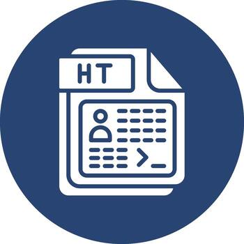 HT Stylized Flat Drawing vector