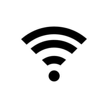 permanecer conectado sin esfuerzo con esta moderno Wifi símbolo para sin costura digital comunicación en línea acceso punto vector