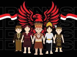 Indonesian Independence Day, Indonesian national symbol, Indonesian Independence Day Garuda, culture vector