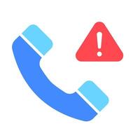 Scam Block Notification vector