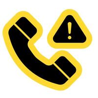 Impersonation Warning Icon vector
