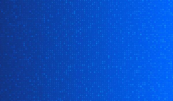 Blue Square Pixel Seamless Pattern - Modern Digital Background for Website vector