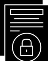 Remove access Glyph Icon vector