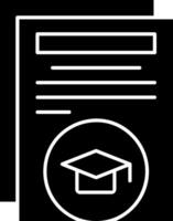 Mortarboard Glyph Icons vector