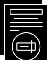 Rename Glyph Icons vector