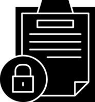 Remove access Glyph Icons vector