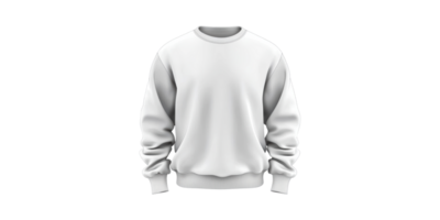 Crewneck Sweatshirt. Fashion And Apparel Design Template Isolated On Transparent Background png
