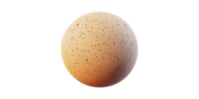 Speckled Egg. Symbol Of Fertility And New Beginnings Isolated On Transparent Background png