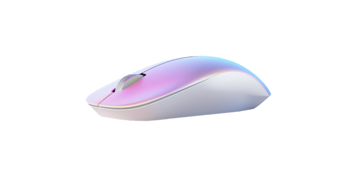 Sleek Wireless Computer Mouse With Gradient Design. Modern Technology And Ergonomic Accessory Isolated On Transparent Background png