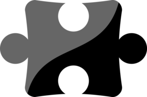 Black sign icon jigsaw png