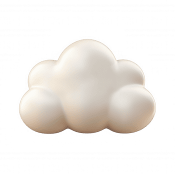 3d ikon glansig persika moln tolkning visuell viktlöst, skapande mjuk pastell flytande element mot transparent bakgrund png