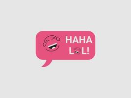 two black outline laughing emoji faces vector