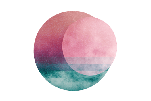 geométrico en capas gota con soñador resplandor creando un resumen diseño elemento png