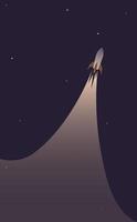 Rocket go up vector