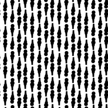 resumen modelo de grande puntos en rayas de diferente espesor. cepillo a crear claro, borroso colores. monocromo. dibujo con dibujado a mano efectos sin costura textura con malo impresión, grunge vector