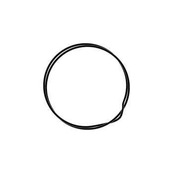 Artistic Circle Lines and Asymmetry Circle, Weaving Style, can use for Logo Gram, Apps, Website, Contemporary Ornate, Frame Work, Copyspace, Icon, Symbol, Cover or Graphic Design Element. Editable vector