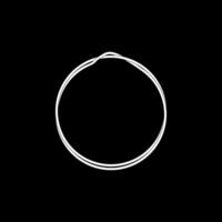 Artistic Circle Lines and Asymmetry Circle, Weaving Style, can use for Logo, Apps, Website, Contemporary Ornate, Frame Work, Copyspace, Icon, Symbol, Cover, etc. Editable vector