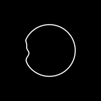 Artistic Round Lines, Artistic Round Lines Shape, can use for Logo Gram, Apps, Website, Contemporary Ornate, Frame Work, Copyspace, Icon, Symbol, Cover or Graphic Design Element. vector