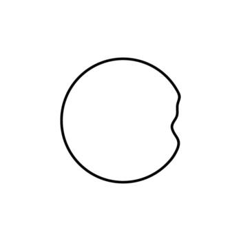 Artistic Round Lines, Artistic Round Lines Shape, can use for Logo Gram, Apps, Website, Contemporary Ornate, Frame Work, Copyspace, Icon, Symbol, Cover or Graphic Design Element. Flat Style vector