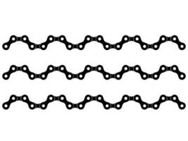 Silhouette Motorcycle Chain Motifs Pattern, can use for Decoration, Ornate, Background, Wallpaper, Cover, Textile, Carpet, Wrapping, Print, ect. Color Size Editable vector