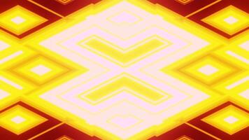 Flickering VJ loop background animation with yellow neon color video