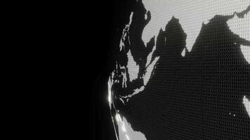 cerca ver a el planeta vj lazo animación antecedentes video