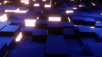 Colored neon futuristic lighted VJ loop background video
