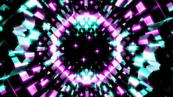 Neu cyan und Rosa Equalizer mit Düsternis bewirken vj Schleife Hintergrund zum Party video