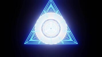 VJ loop with concept of the iron man heart video