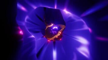 umkehren Kamera ziehen um durch das Universum Galaxis vj Schleife Hintergrund video