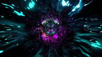 Kosmos sci fi Hase Loch vj Schleife Animation Hintergrund video