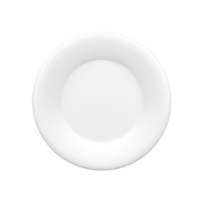 Plate isolated 3d render icon illustration png