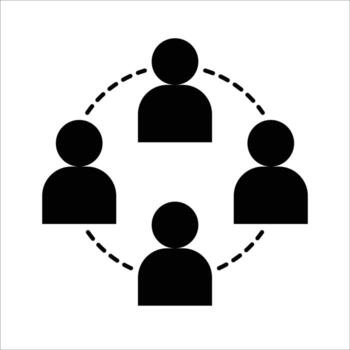 Single Icon Interaction. Perfect for Presentation, Website, apps, etc. Icon Solid Style vector