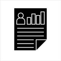 Single Icon Personal Records. Perfect for Presentation, Website, apps, etc. Icon Solid Style vector