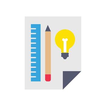 Single Icon Project. Perfect for Presentation, Website, apps, etc. Icon Flat Style vector