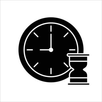 Single Icon Deadline. Perfect for Presentation, Website, apps, etc. Icon Solid Style vector