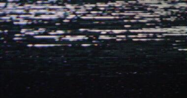retro analog förvrängning bakgrund visuell statisk tekniskt fel effekt video