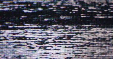visuell abstrakt analog förvrängning bakgrund statisk tekniskt fel video