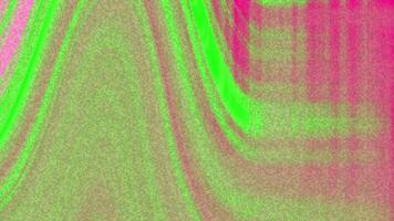 A green and pink background with a wave pattern video