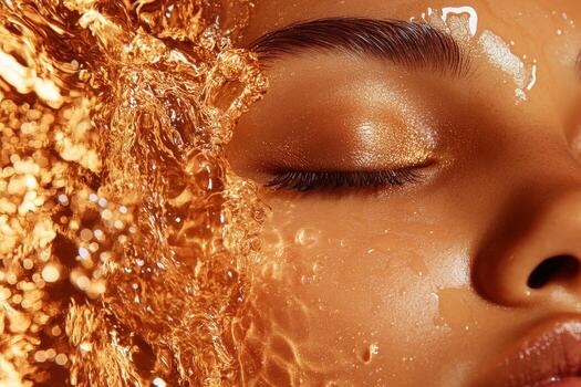 Glowing Metallic Skin with Steampunk Inspired Textures and Patterns photo