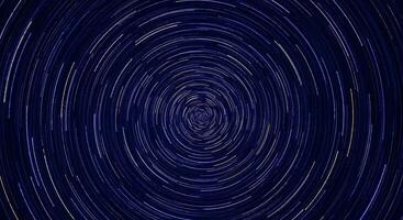 A circular pattern of stars in the sky photo