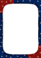 A frame square with stars on Transparent background png