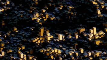 Seamless 3D Cube Wave Effects a mesmerizing and dynamic visual asset perfect for motion graphics, intros, backgrounds, or seamlessly looping for music videos, promotional conte video