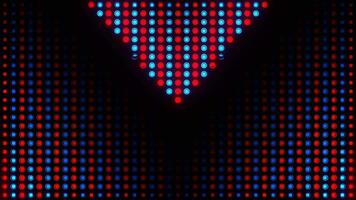 vermelho e azul abstrato luz comovente fundo vj ciclo dentro 4k video