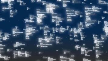 dinâmico digital código corrente abstrato programação dados fluxo fundo, cíber segurança código futurista programação interface, Programas desenvolvimento conceito abstrato linhas do código, tecnológica dados video