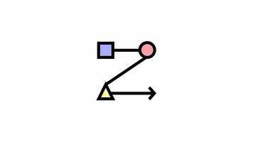 Target symbol -Workflow and project management icon video
