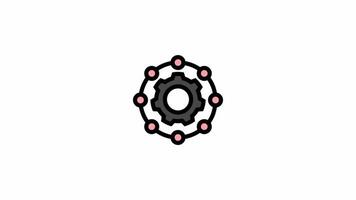 Workflow symbol icon video