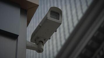 A modern surveillance camera designed for effective urban security, ensuring safety in cities video