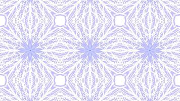 Abstract blue technology futuristic kaleidoscopic background. shine blue and white motion. video